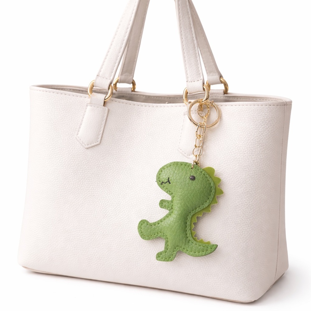 BAG CHARM•DINO- keychain, backpack or purse accessory! NWT - Picture 2 of 5